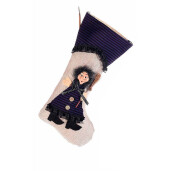 Set 3 ciorapi decorativi Halloween Befana textil multicolor cm 22 x 35 H