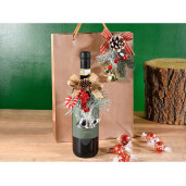 Set 2 ornamente brad Craciun 10x14 cm