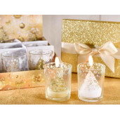 Set 2 candele Craciun Ø 5,5 cm x 6,5 H
