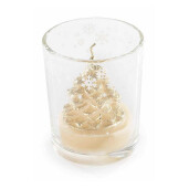 Set 2 candele Craciun Ø 5,5 cm x 6,5 H