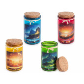 Set 4 lumanari parfumate in borcan Ø 5,5 cm x 9,5 H