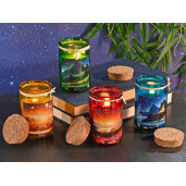 Set 4 lumanari parfumate in borcan Ø 5,5 cm x 9,5 H