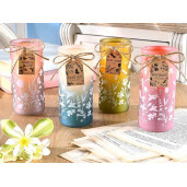 Set 4 lumanari parfumate in borcan Ø 6 cm x 14 H