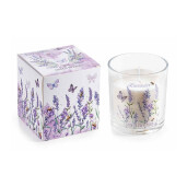 Lumanare parfumata aroma Lavanda II Ø 8 cm x 9 H
