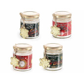 Set 4 candele parfumate Craciun 6.5x8 cm