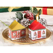 Set 2 lumanari Craciun cm 5,5 x 4 x 6,5 H