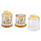 Set 2 lumanari parfumate Craciun Ø 10,5 cm x 13,5 H