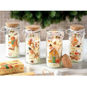 Set 2 lumanari Craciun parfumate Turta Dulce 6x14.5 cm