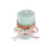 Lumanare ambientala ceara verde Ø 5 cm x 7,5 H