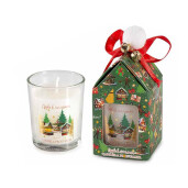 Lumanare parfumata Craciun aroma Mar si Mandarine Ø 5,5 cm x 6,5 H