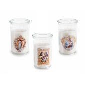 Set 3 lumanari  Ø 6,5 cm x 10 H