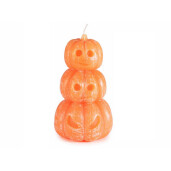 Lumanare Halloween Dovleac ceara portocalie Ø 8 cm x 14 H