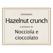 Lumanare parfumata Craciun in borcan sticla aroma Alune si Ciocolata cm 7,5 x 5,5 x 8,5 H