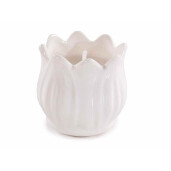 Candela parfumata, borcan portelan Tulip Ø 6 cm x 6 H