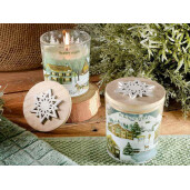 Lumanare parfumata Craciun aroma Starry Night, White Serenity Ø 7 cm x 8,5 H