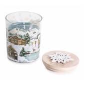 Lumanare parfumata Craciun aroma Starry Night, White Serenity Ø 7 cm x 8,5 H