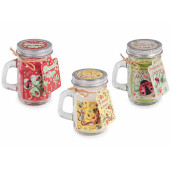 Set 3 lumanari parfumate in borcan cm 7 x 5 x 8,5 H