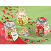 Set 3 lumanari parfumate in borcan cm 7 x 5 x 8,5 H