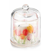 Lumanare parfumata aroma Florala in borcan sticla, cutie cadou Ø 9 cm x 12 H
