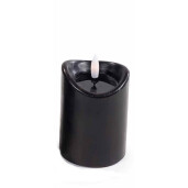 Lumanare ambientala cu led ceara neagra Ø 7 x 10,5 H