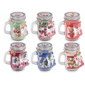 Set 6 lumanari parfumate, in borcan cm 7 x 5 x 8,5 H