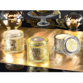 Set 3 lumanari Craciun parfumate 9x8.5 cm