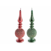 Set 2 lumanari Craciun Ø 6,5 cm x 19,5 H