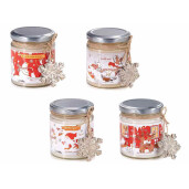 Set 4 lumanari parfumate aroma Iarna Ø 6,5 cm x 8 H