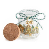 Lumanare parfumata Craciun aroma Prosecco si Fructe Ø 6 cm x 7,5 H