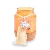 Lumanare parfumata in borcan aroma Portocala  Ø 6,5 cm x 9,5 H