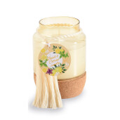 Lumanare parfumata in borcan aroma Busuioc, Citrice Ø 6,5 cm x 9,5 H