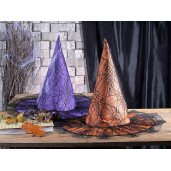 Palarie Halloween poliester multicolor Ø 43 cm x 38 H