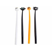Set 4 pixuri cu personaje de Halloween cm 20,5 H