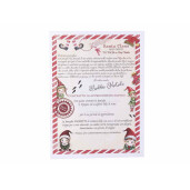 Set 2 decoratiuni Craciun lemn multicolor 28,5 x 5 x 22 H,  24 x 5 x 19,5 H