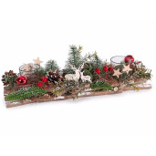 Decoratiune masa Craciun cm 40 x 12 x 13 H