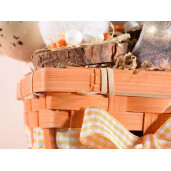 Set 12 cosuri bambus multicolor 12x12x8.5 cm