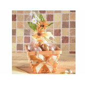Set 12 cosuri bambus multicolor 12x12x8.5 cm