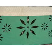 Set 3 cosuri decorative Craciun lemn verde 30x23x12 cm, 25x20x10 cm, 20x16.5x8 cm