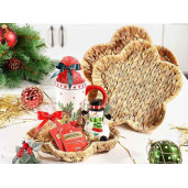 Set 3 tavi zambila apa 32.5x31.5x4 cm, 29.5x28.5x4 cm, 26.5x25.5x4 cm