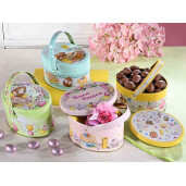 Set 4 cutii metal Paste 14x10.5x8.5 cm