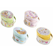 Set 4 cutii metal Paste 14x10.5x8.5 cm