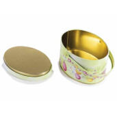 Set 4 cutii metal Paste 14x10.5x8.5 cm