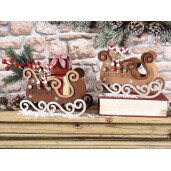 Set 2 Saniute decorative textil multicolor 20x9x14.5 cm