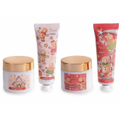Set 2 creme maini, 2 creme picioare, cadou Craciun cm 20 x 5 x 20 H, 30 ml, 60 ml