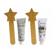 Set 2 creme maini, 2 pile unghii cadou Craciun cm 10 x 3.5 x 18 H, 30 ml