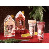 Set 2 creme maini, 2 pile unghii cadou Craciun cm 6 x 3,5 x 13,5 H, 40 ml