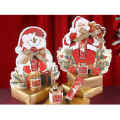 Set cadouri Craciun 2 creme picioare 2 creme maini 19x5x23 cm