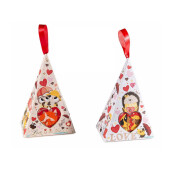 Set cadouri Craciun 2 creme picioare sosete 11x8x17.5 cm