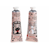 Set 2 creme maini,2 creme picioare aroma Bomboane, Lapte si Miere 11,5 x 3 x 11,5 H, 2 x 30 ml