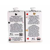 Set 2 creme maini,2 creme picioare aroma Bomboane, Lapte si Miere 11,5 x 3 x 11,5 H, 2 x 30 ml
